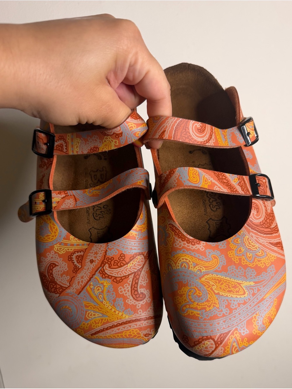 Vintage Birki’s Dorian Paisley Clogs size 39 - Picture 3 of 12
